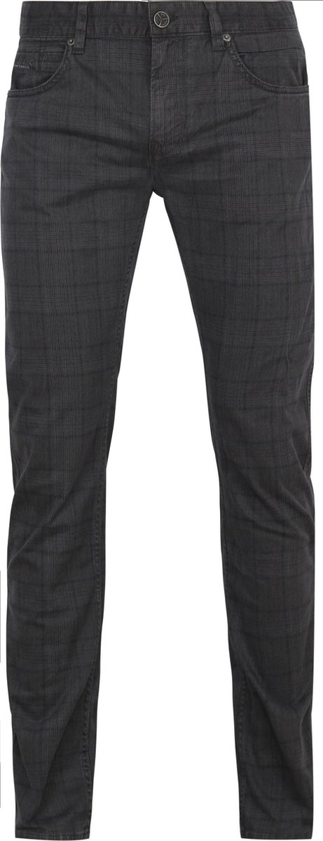 PME Legend - Nightflight Ruit Grijs - Heren - Maat W 30 - L 34 - Modern-fit