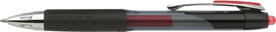 Uni-ball intrekbare roller Signo RT207 rood