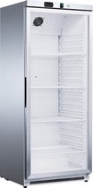 Koelkast - 600 L - Rvs - met Glazen Deur