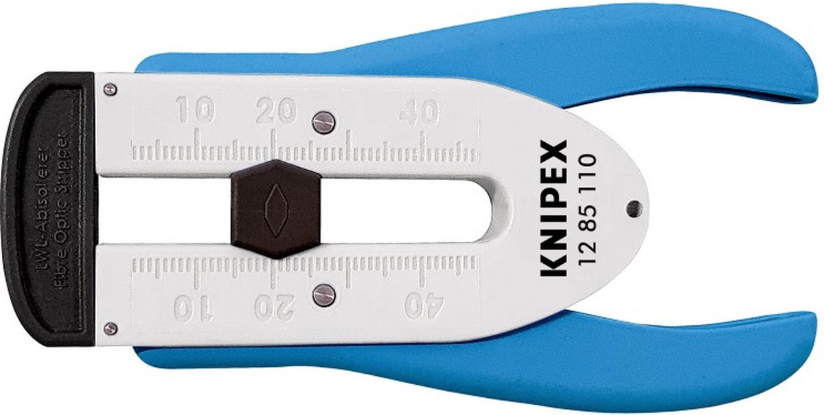 Knipex 12 85 110 SB Abisolierwerkzeug f. Glasfaserkabel Afstripgereedschap Geschikt voor: Ronde kabel
