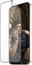 PanzerGlass Matrix D3O Ultra-Wide Screen Protector Geschikt voor Apple iPhone 15 Pro - 100% Gerecycled Plastic - Bescherm Folie - Case Friendly - met AlignerKit Montageframe