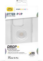 Otterbox - Otter+Pop Symmetry Clear hoesje - Geschikt voor de iPhone 14 Pro - Transparant