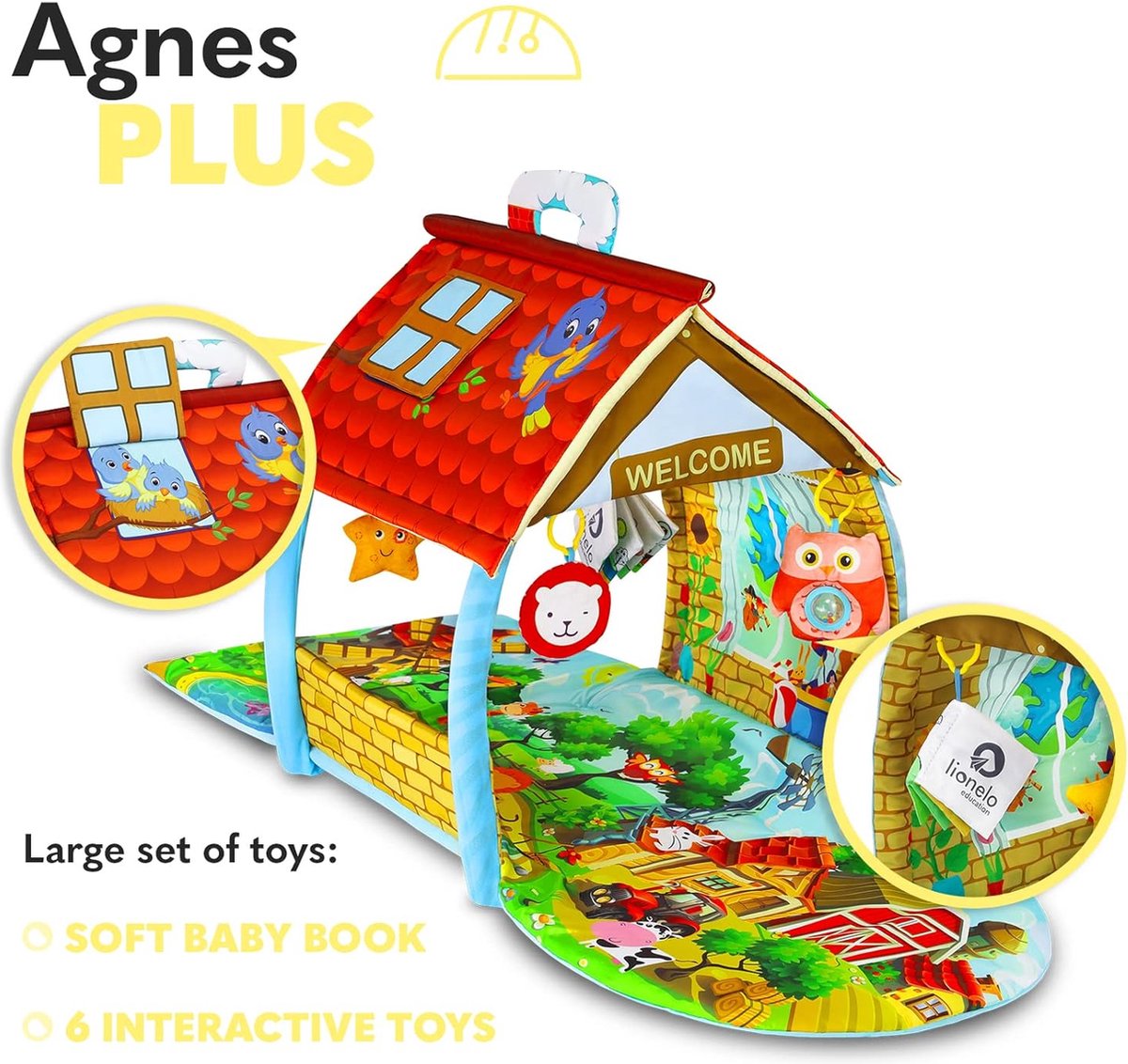 Lionelo Agnes Plus - Speelkleed  - 2in1 - Speelgoed - Zeer grote afmeting — afbeelding 2