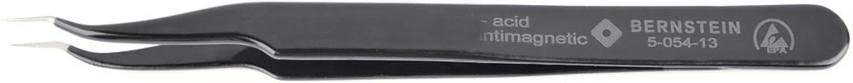 Goedkoopste Bernstein Tools for Electronics 5-054-13 SMD-pincet 7abb SA-ESD Sikkelspits, super-spits 120 mm