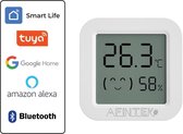 AFINTEK Smart Life Mini Bluetooth Thermometer & Hygrometer - Inclusief Batterij