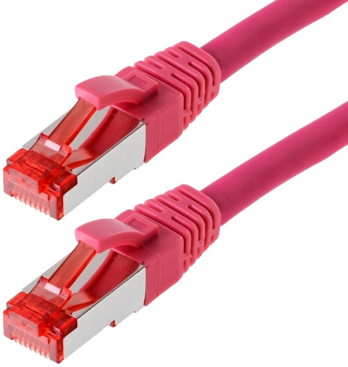 Patchkabel S/FTP Cat 6 magenta 1,5 m