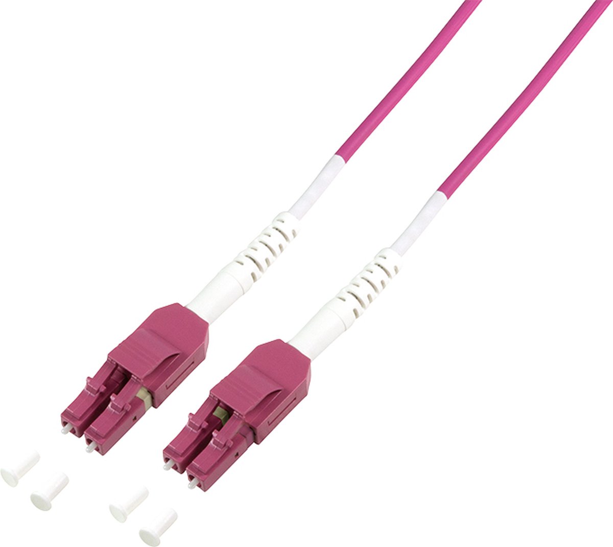 LogiLink FP4UB03 InfiniBand en Glasvezelkabel 3 m LC Violet