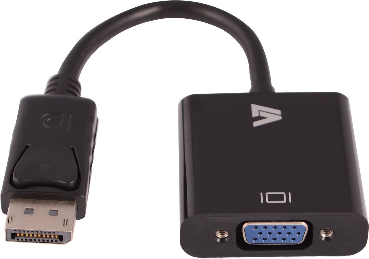 DisplayPort to VGA adapter V7 CBLDPVGA-1E Black