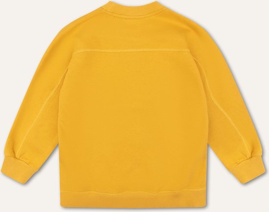 Hunk sweater 47 Solid with artwork CrocoTiger Yellow: 140/10yr