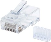 Intellinet 790604 kabel-connector RJ45 Transparant