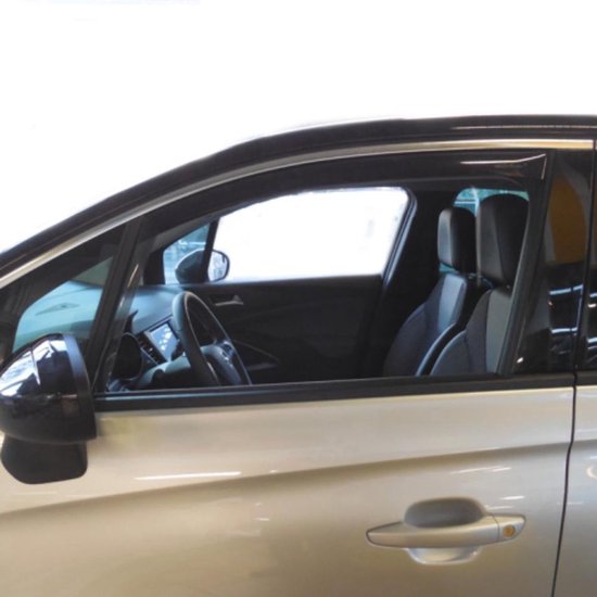 Vitres latérales adaptables pour la Peugeot 308 SW 2008 à 2013 5 portes - Portes avant - Couleur Smokey - Merk Farad