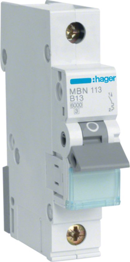 Hager MBN113 Disjoncteur 1 pôle 13 A