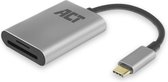 ACT Cardreader USB C | 2-in-1 voor SD/micro SD kaarten | USB 3.2 | AC7054