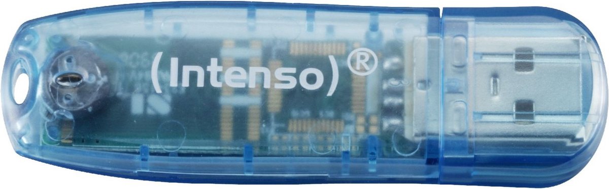Intenso Rainbow Line USB-stick 4 GB USB 2.0 Blauw 3502450