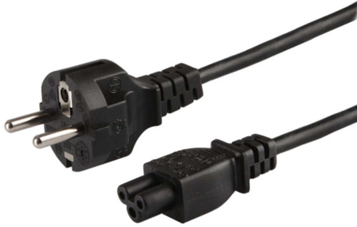 Voedingskabel Savio CL-81 Zwart H03VV-F IEC C5 1,8 m