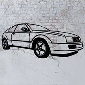 RS Creations - Volkswagen Corrado 50cm - Muurdecoratie - Oldtimers - Auto's - VW Corrado - Cadeau - Mancave