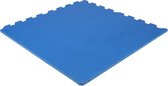 Speelmat foam | Per 1,54m² | Blauw | Dikte 12mm |4 tegels | Eva foam