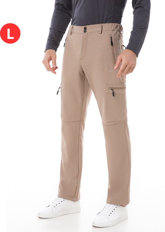 Foto: Skibroek skipak snowboard broek winterbroek sneeuwbroek heren wintersport outdoor khaki maat l