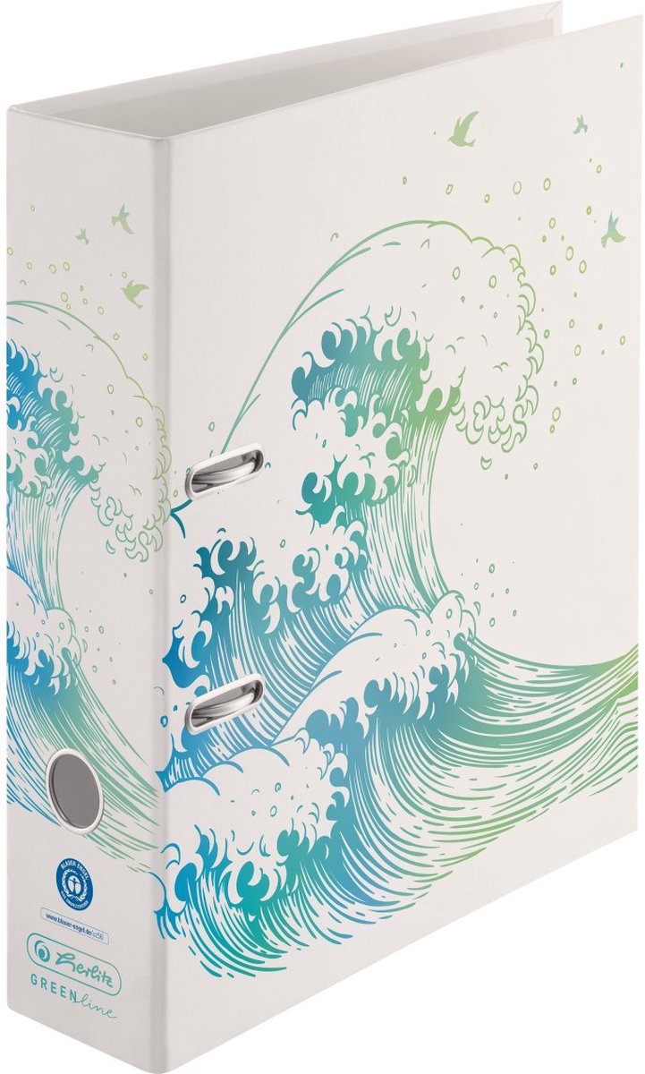 Ordner maX.file A4 8cm GREENline Welle