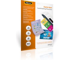 Feuille de plastification Fellowes Admire Stylish Matt ft A3, 160 microns, 25 pièces