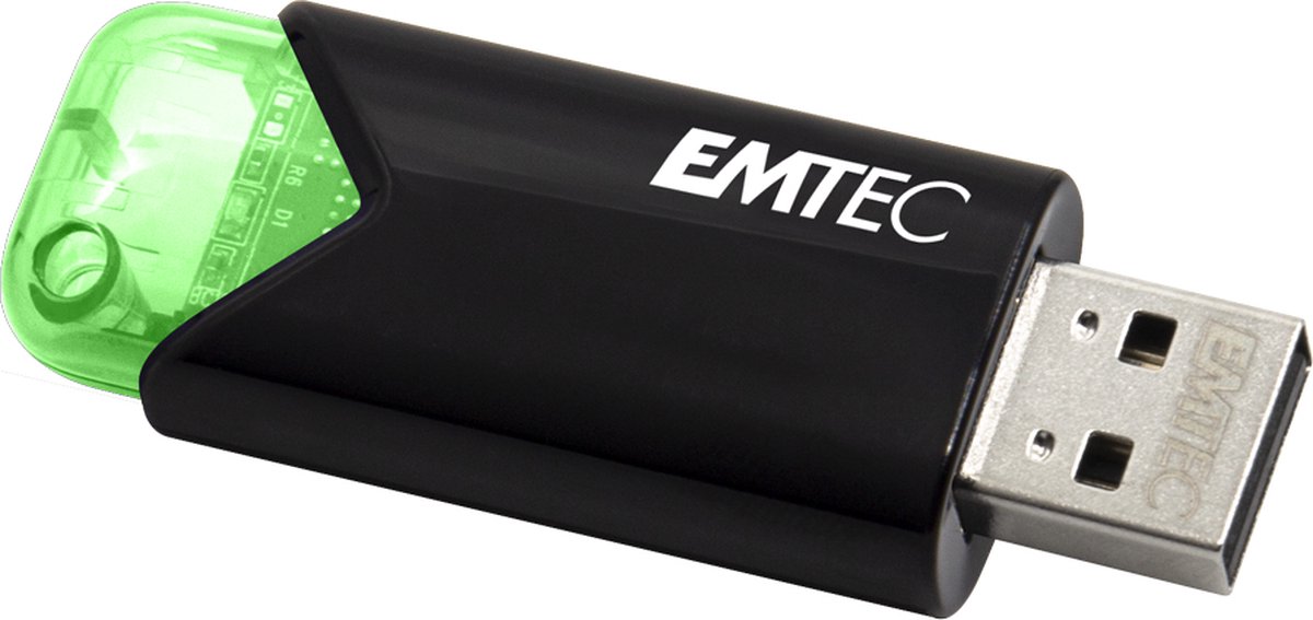 Emtec - Emtec USB3.2 Click Easy B110 64GB GREEN - ECMMD64GB113
