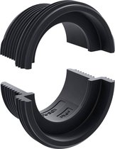 CONTA-CLIP KDS-RGA M25 BK Schroefdraad- en vergrendelingsadapter Plaatdikte (max.): 7 mm Polyamide 6.6 Zwart 5 stuk(s)