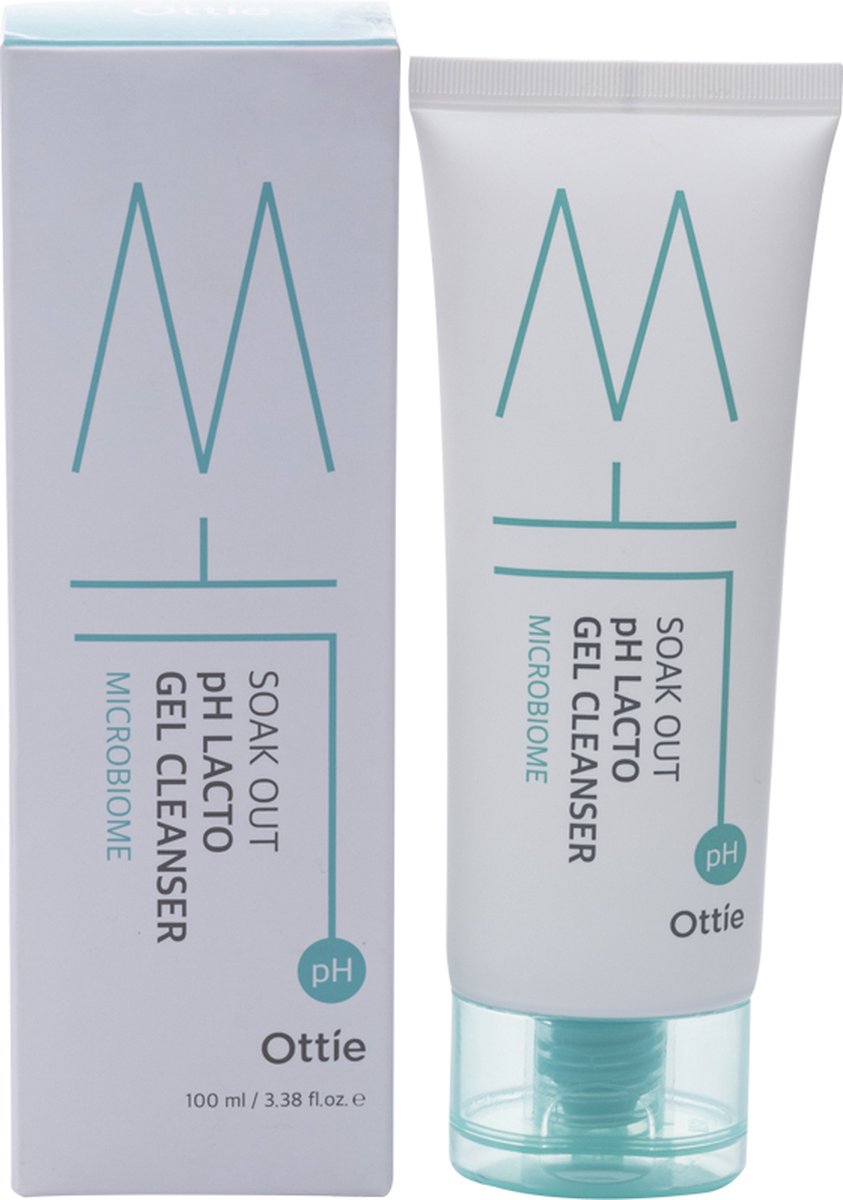 Ottie Soak Out pH Lacto Gel Cleanser 100ml - Korean Skincare