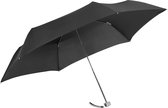 Rain Pro 3 Section Manual Ultra Mini Flat Paraplu, Zwart