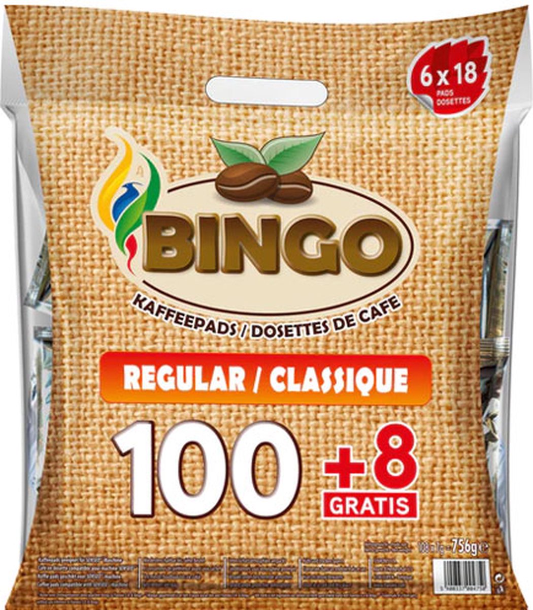 Bingo Regular 108 Pads