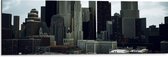 Dibond - Stad - Gebouwen - New - York - 90x30 cm Foto op Aluminium (Wanddecoratie van metaal)