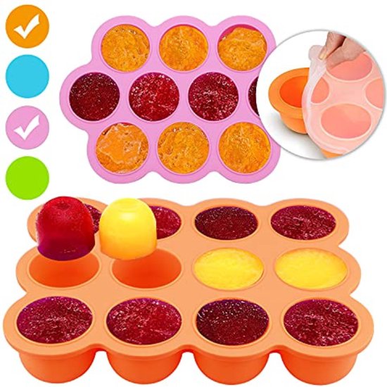 - Gratyfied- Babyvoeding Bewaarbakjes- Baby Food Storage Containers- Babyvoeding Diepvriesbakje- Baby Food Freezer Container