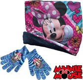 Disney Minnie Mouse Set - Colsjaal/Nekwarmer + Handschoenen - One Size (±3-5 jaar)