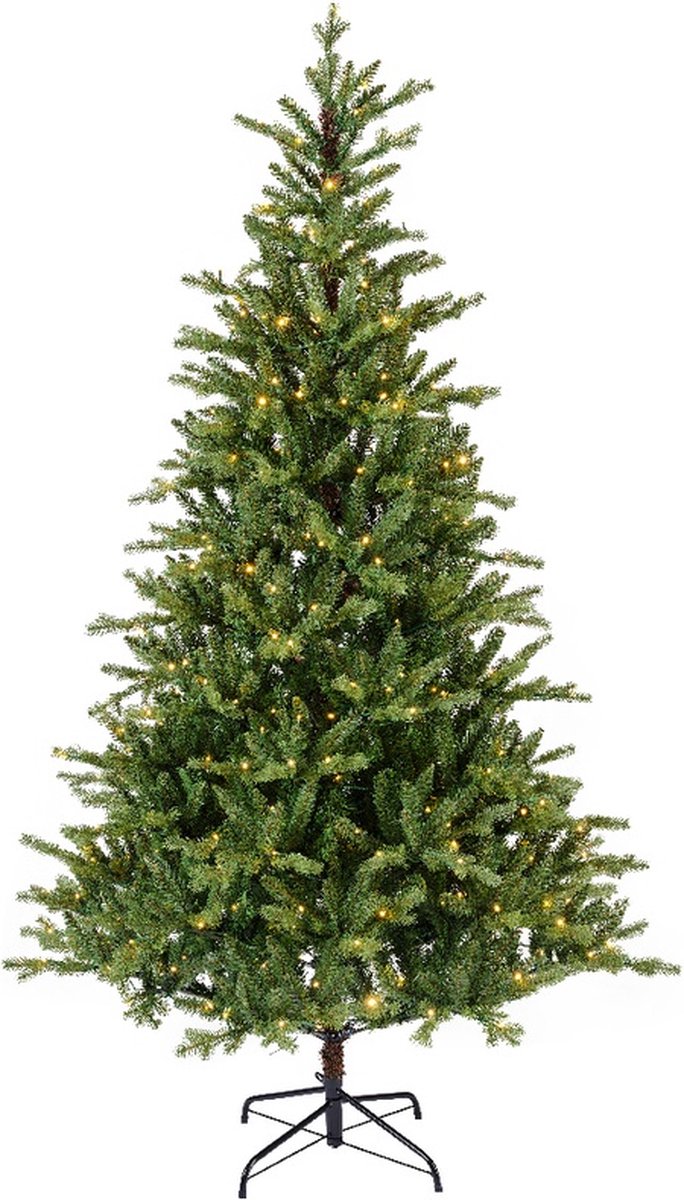 Everlands Allison - kunstkerstboom met verlichting groen 2,1m x 1,27m