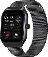 Royal Supplies C50 - Smartwatch- Smartwatch Dames & Heren - Screenprotector - 2024- Bellen- HD Touchscreen - Horloge - Stappenteller - Bloeddrukmeter - Saturatiemeter - IOS & Android - Zwart staal