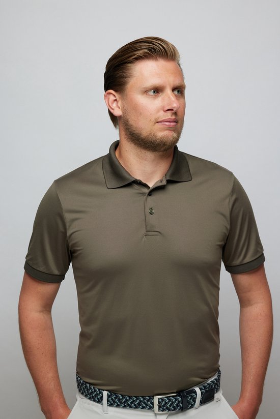 Real Ace Polo Regular Fit Olive Green size M