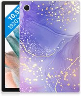 Tablethoes geschikt voor Samsung Galaxy Tab A8 2021/2022 Watercolor Paars