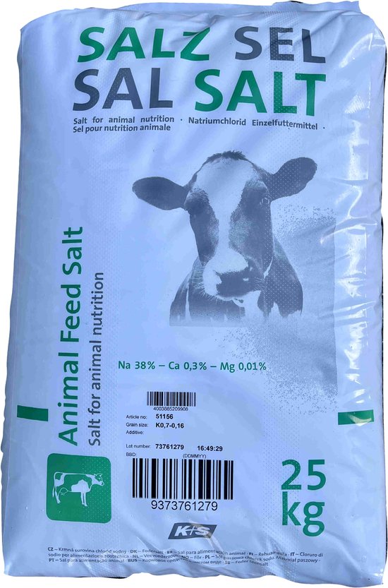 Landbouwzout/Strooizout fijn Pallet a 1000kg (40 x 25kg) bol