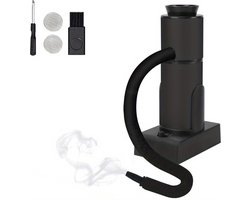 Rookpistool - Smoking Gun - Foodsmoker - Rookapparaat - Rookstolp - Whiskey Smoker - Cocktail smoker - Zwart - Groot