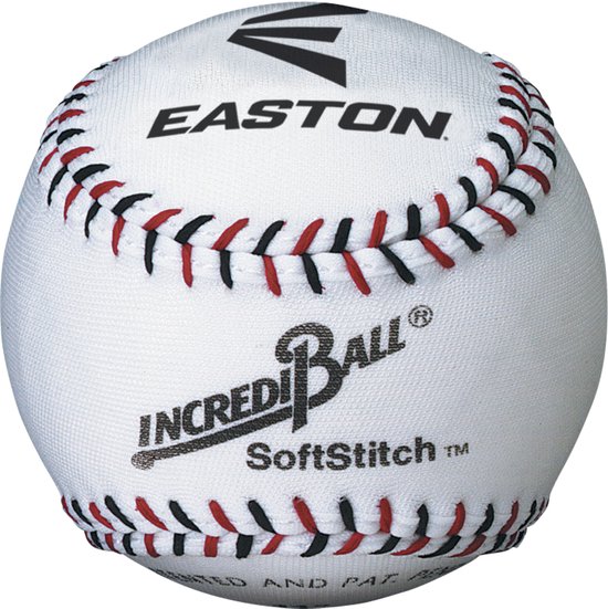 Easton - MLB - Honkbal - IncrediBall - Softstich - Zachte Honkbal - Kinderen - Wit - 9 inch