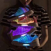 led schoenen fiber met lichtjes maat 39 - led fiber optic - lichtgevende schoenen - festival kleding - schoenen met lichtjes