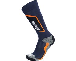 Nordica - Wintersportsokken/Skisokken - Tech Junior - 31/34 - Donkerblauw/oranje