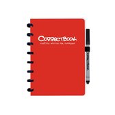 Correctbook Original Horizon Red A5 blanco - Uitwisbaar / Whiteboard Notitieboek