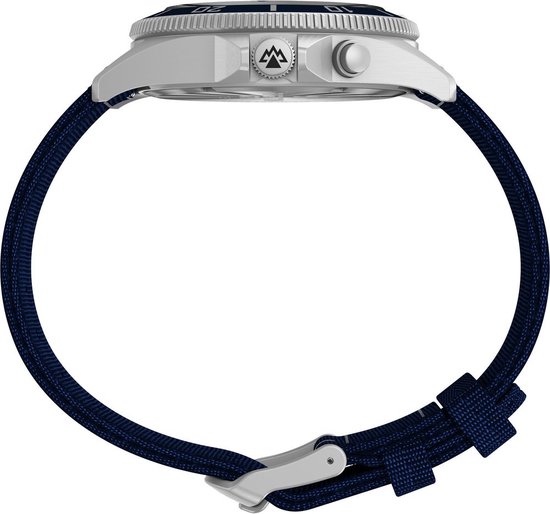 Timex Sierra TW2W22000 Horloge - Textiel - Blauw - Ø 41 mm
