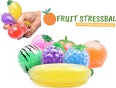 Fruit stressbal knijpbal voor de hand - 1 exemplaar - 6 cm groot - Spaar ze allemaal - Fidget - schoenkado sinterklaas