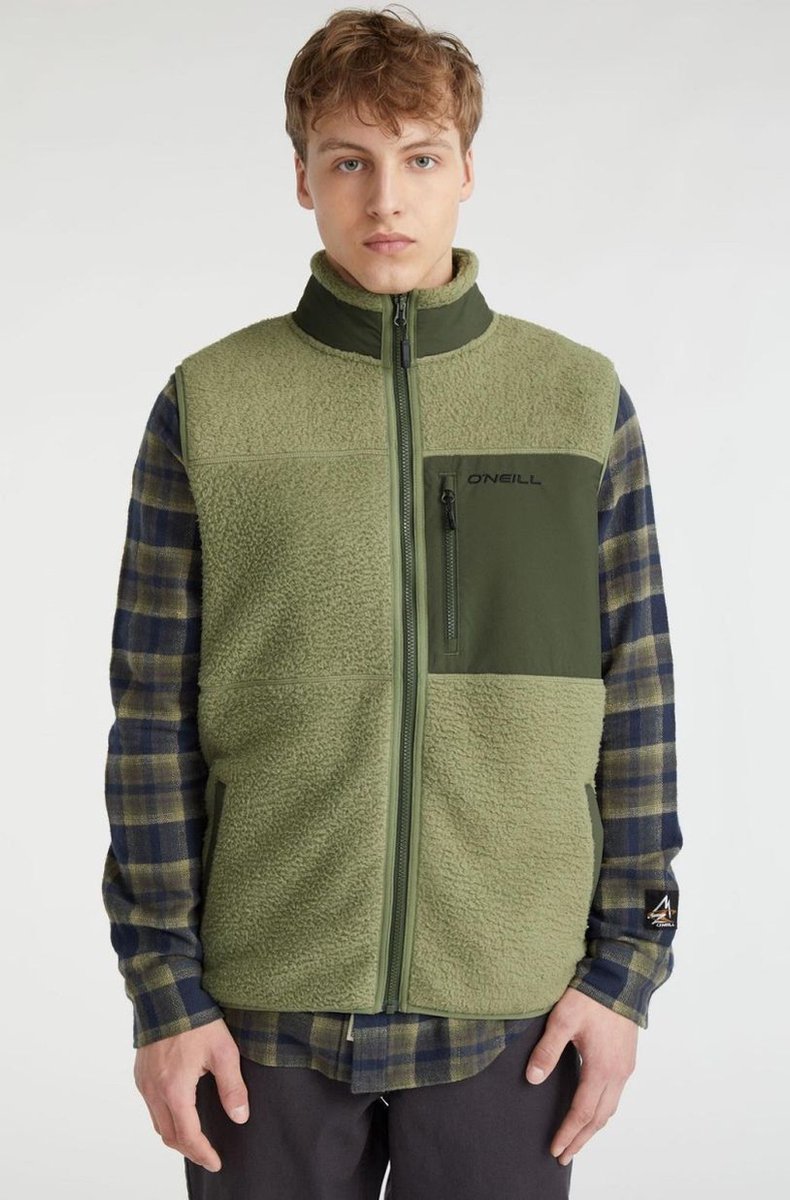 O’neill Bodywarmers HIGH PILE GILET Groen