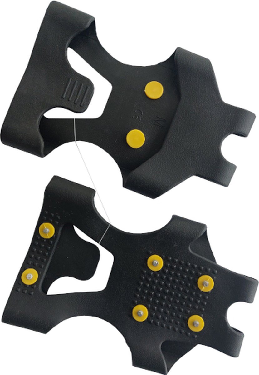 Winter-grip Antislip Zool Grip Studs Snow Steps Snowsteps Sneeuw en ijs – 36-41 Zwart