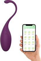 Playbird® - Vibrerend Ei met APP - bekkenbodemtrainer - vaginale balletjes - aubergine