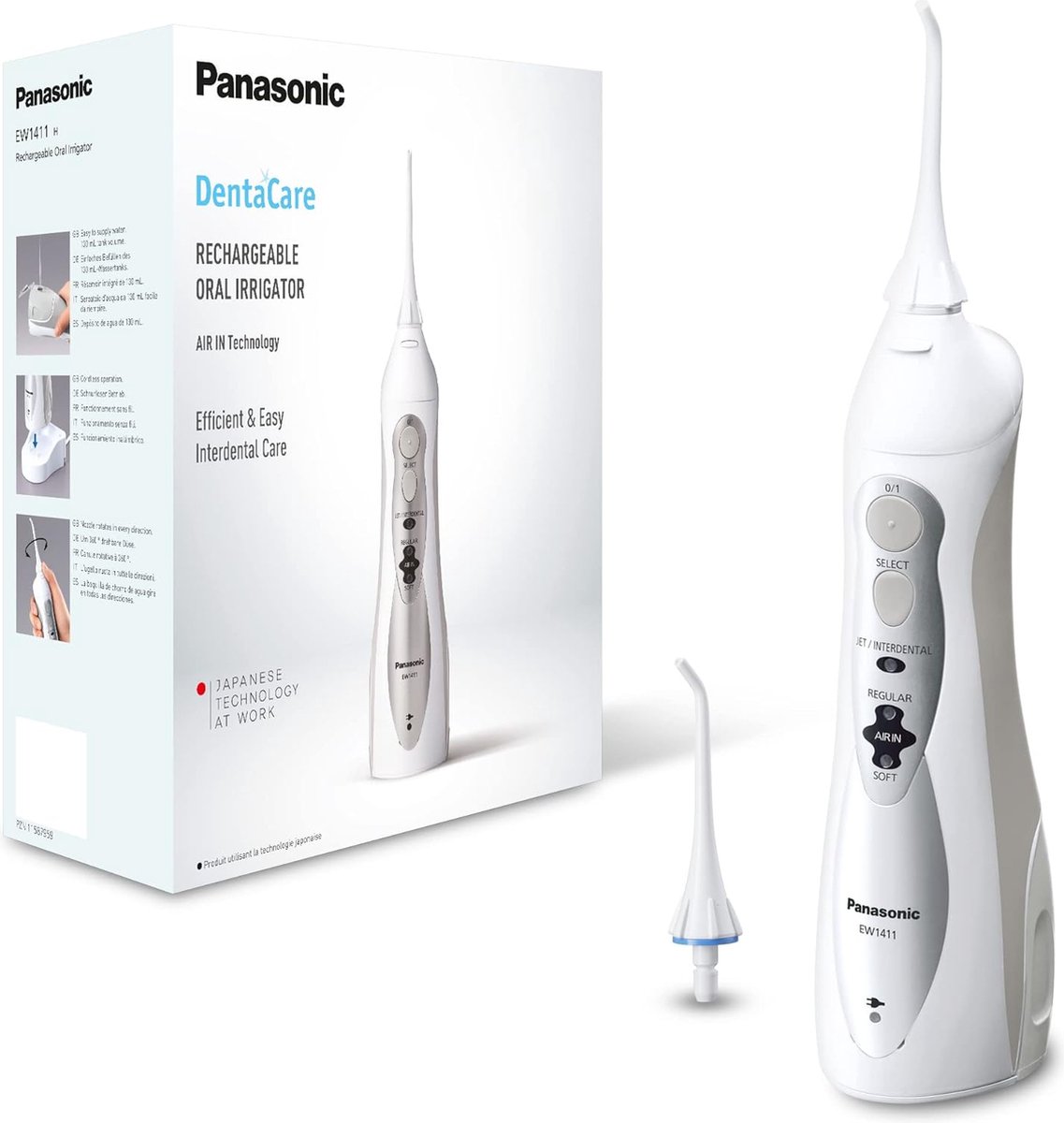 Equivera Waterflosser - Monddouche - Draadloos - Mondverzorging