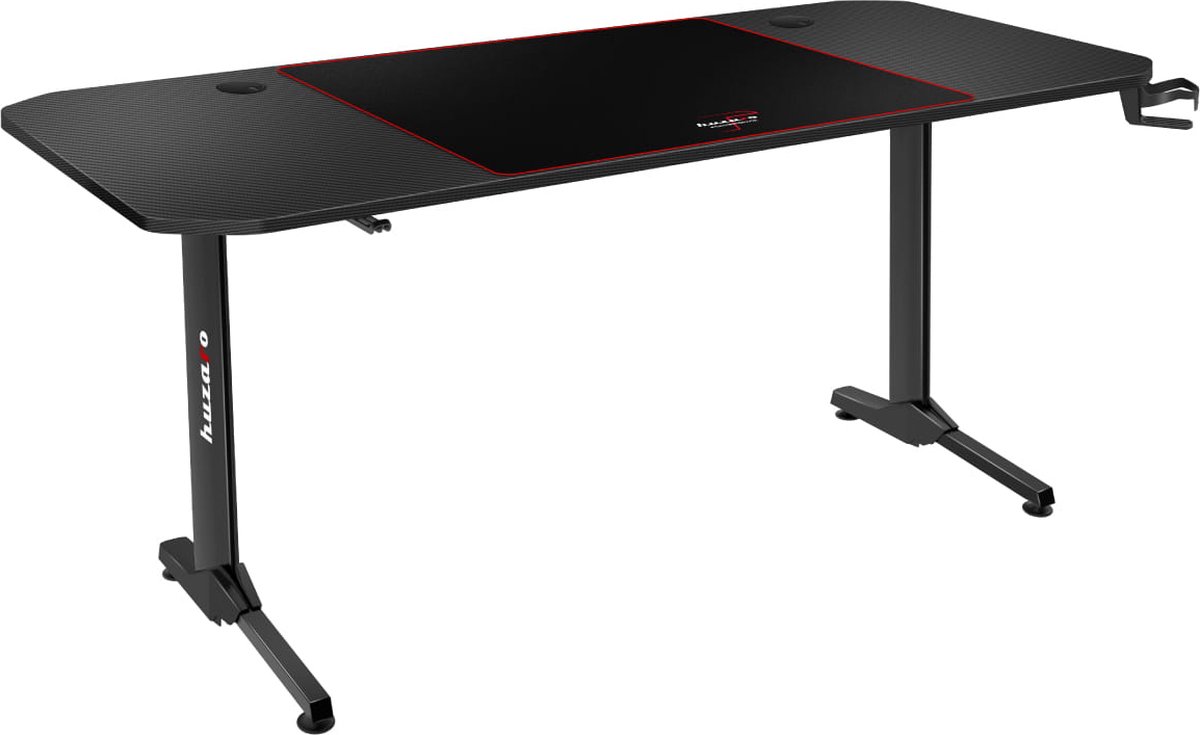 Huzaro - Hero 4.7 - Gaming Bureau - Zwart - XXL - 75 cm x 160 cm