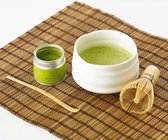 Macha klopper thee garde - Bamboe - Groot